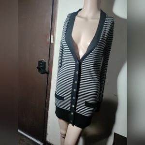 JCrew long cardigan sweater size xs 100% merino wool vintage Y2K, preppy, sz XS